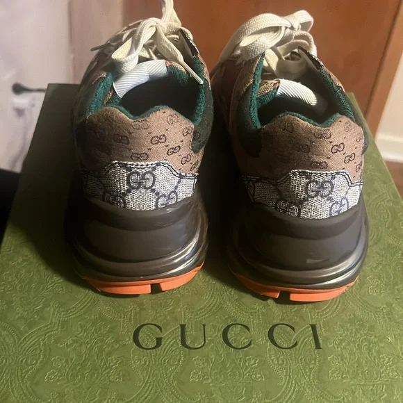 GG Rhyton Canvas Fashion Sneakers - Picture 7 of 11